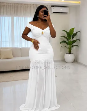 Mermaid Shape Dinner Dresses in Plain Colours