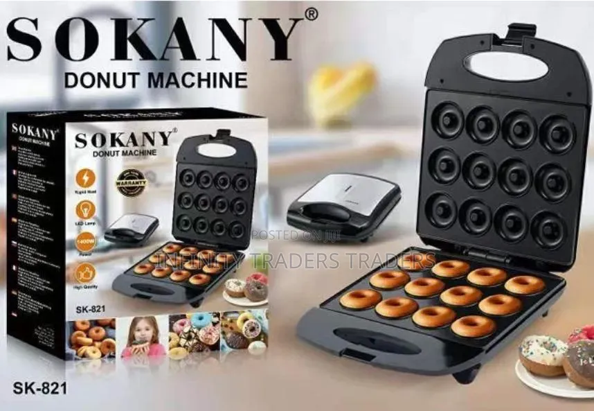 Sokany 12-Hole Donut Maker