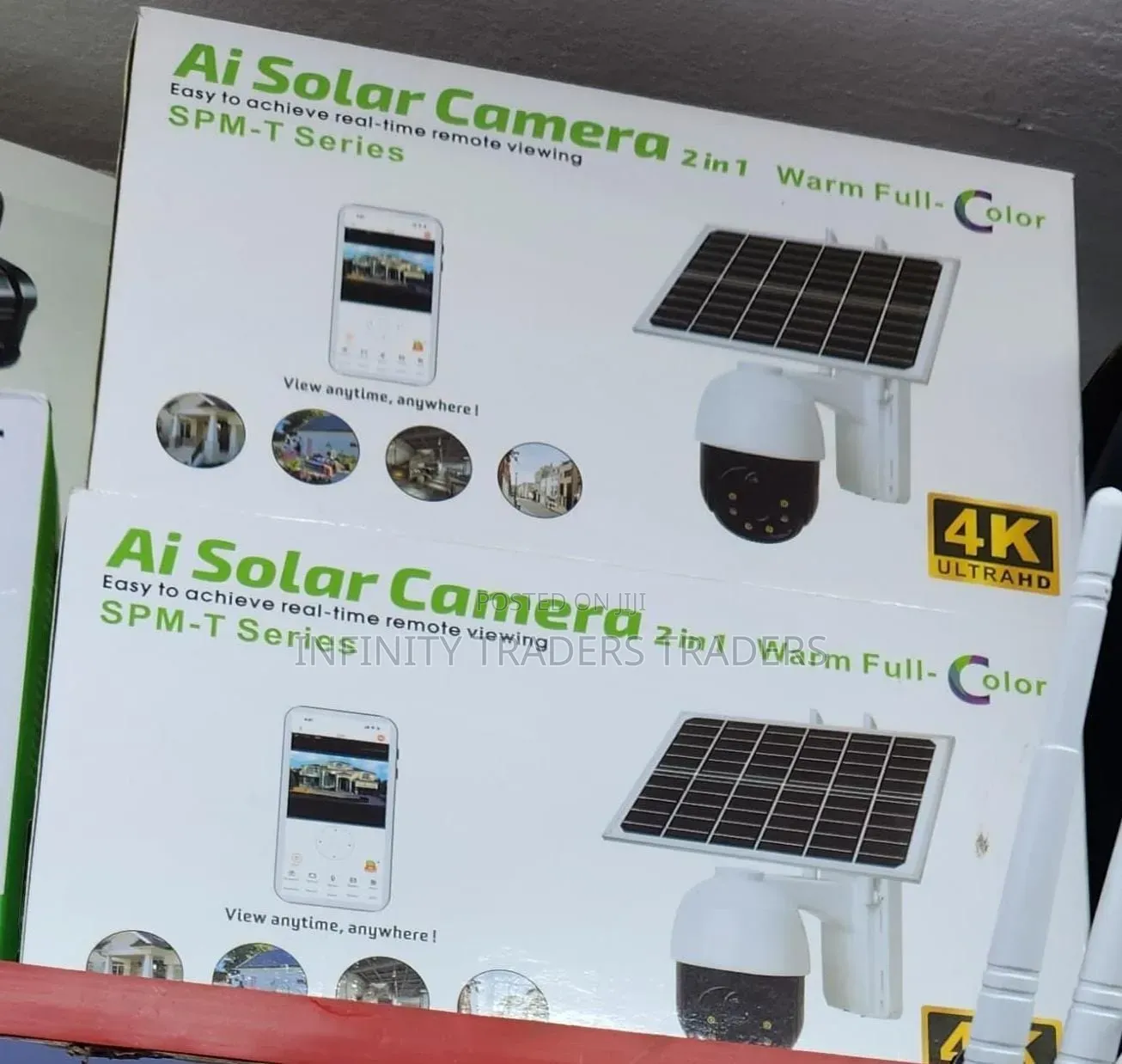 Ai Solar Simcard Surveillance CCTV Camera