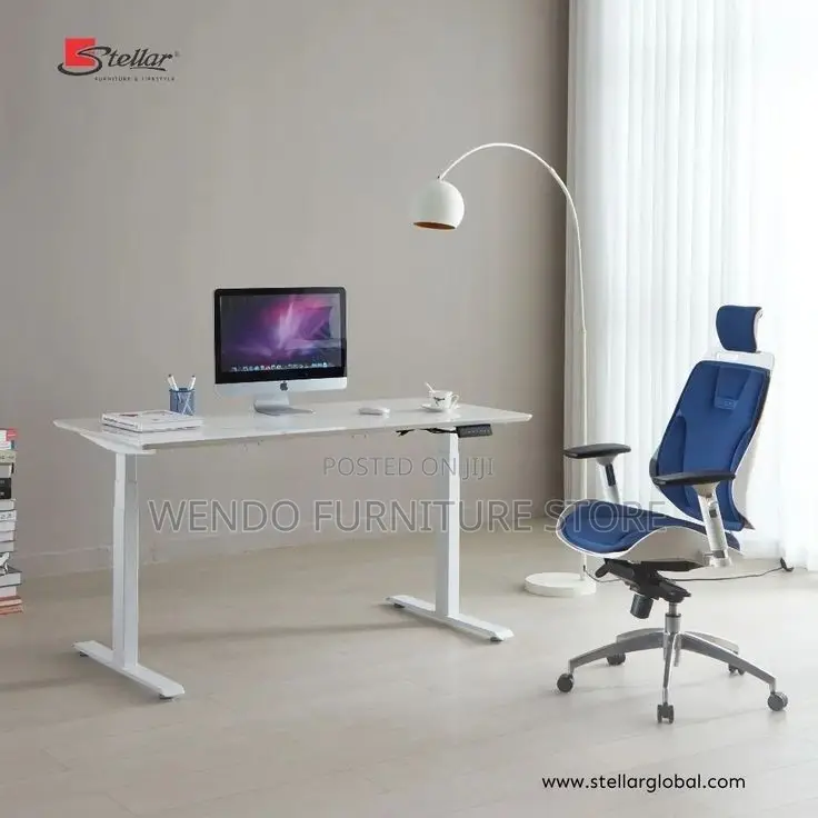 Office Desk; 1.6 Meters Electric Monitized Adjustable Home Office Desk