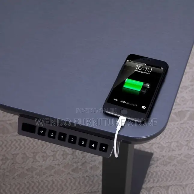 Office Desk; 1.6 Meters Electric Monitized Adjustable Home Office Desk