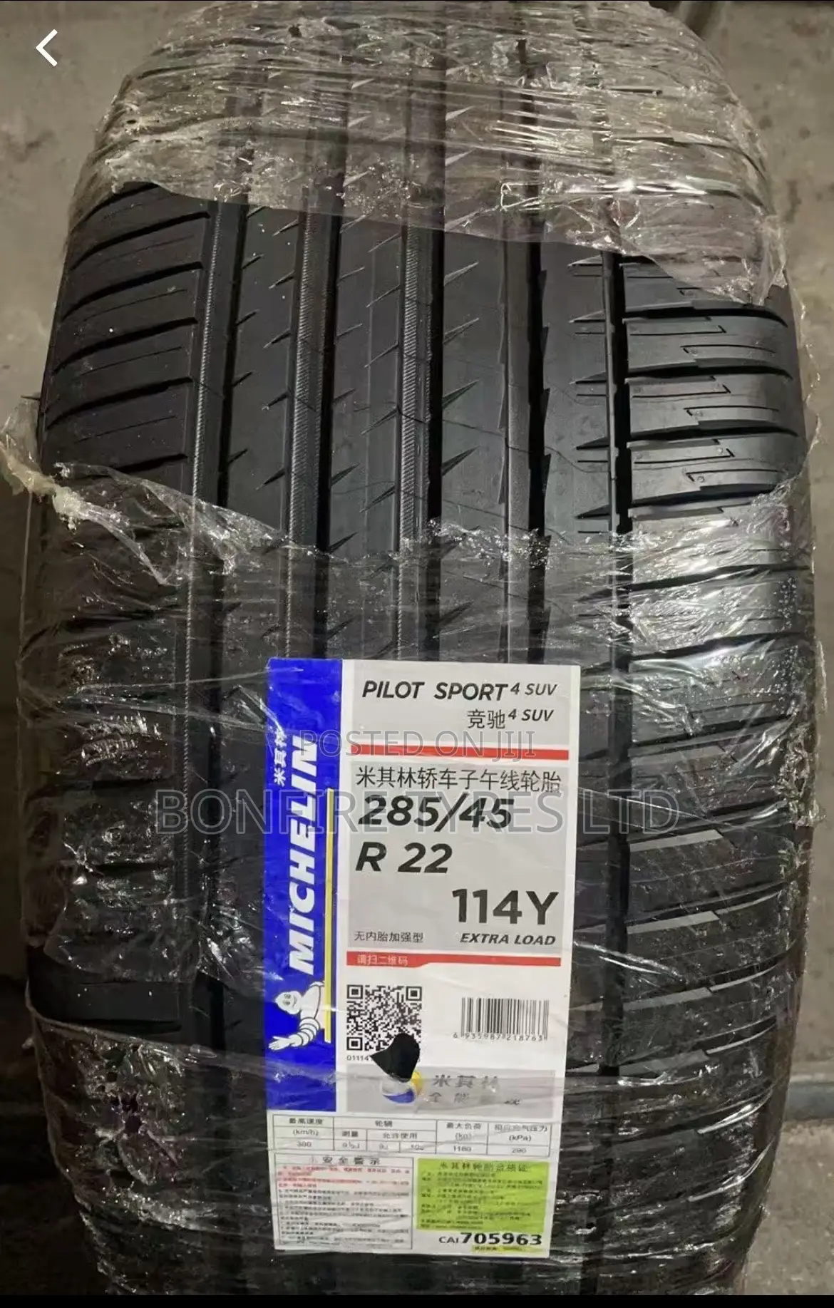 285/45r22 Michelin