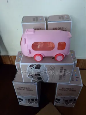 Toy Bus Water Bottles