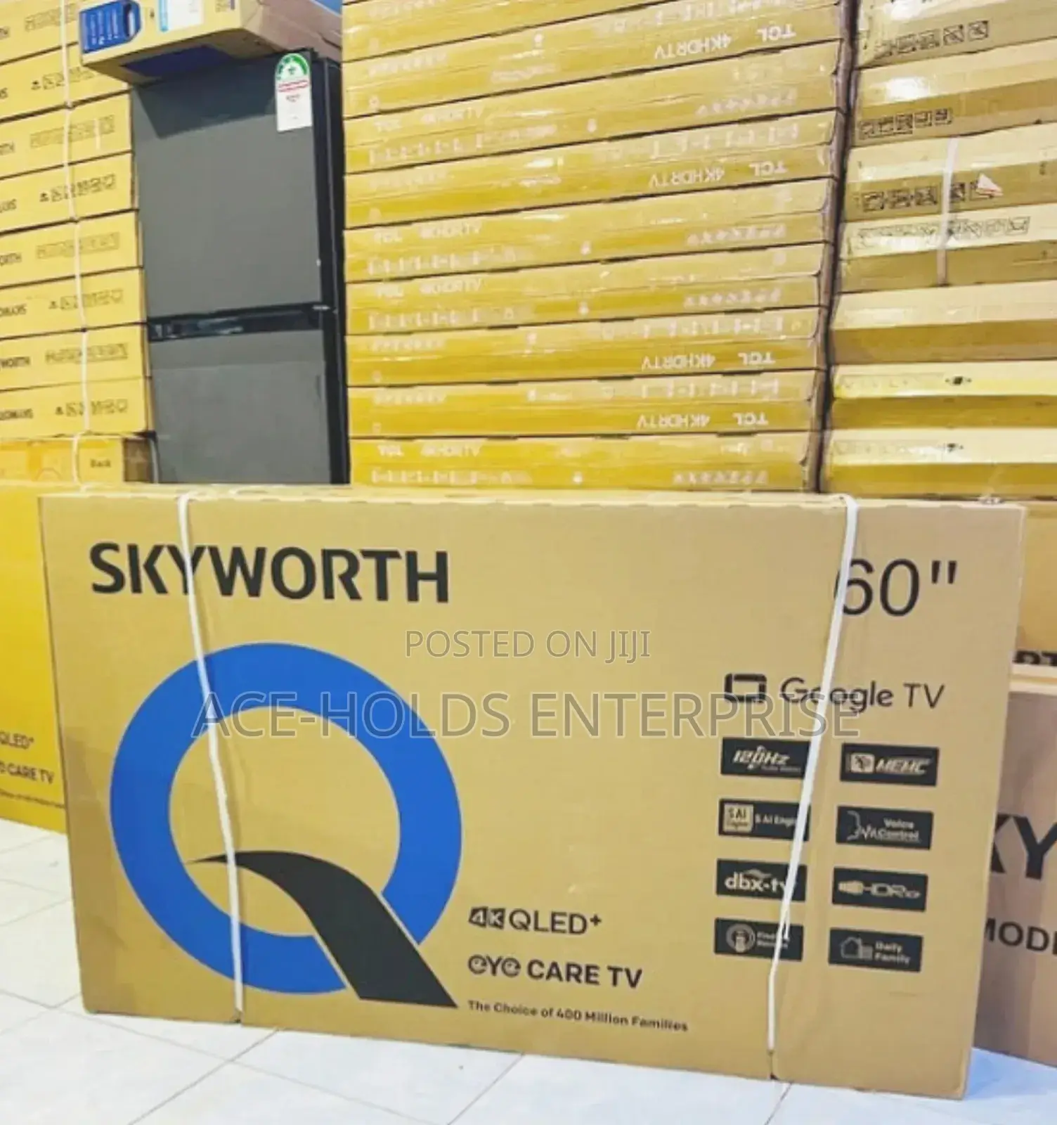 Google Powered Smart - Skyworth 60" Inch Qled Tv