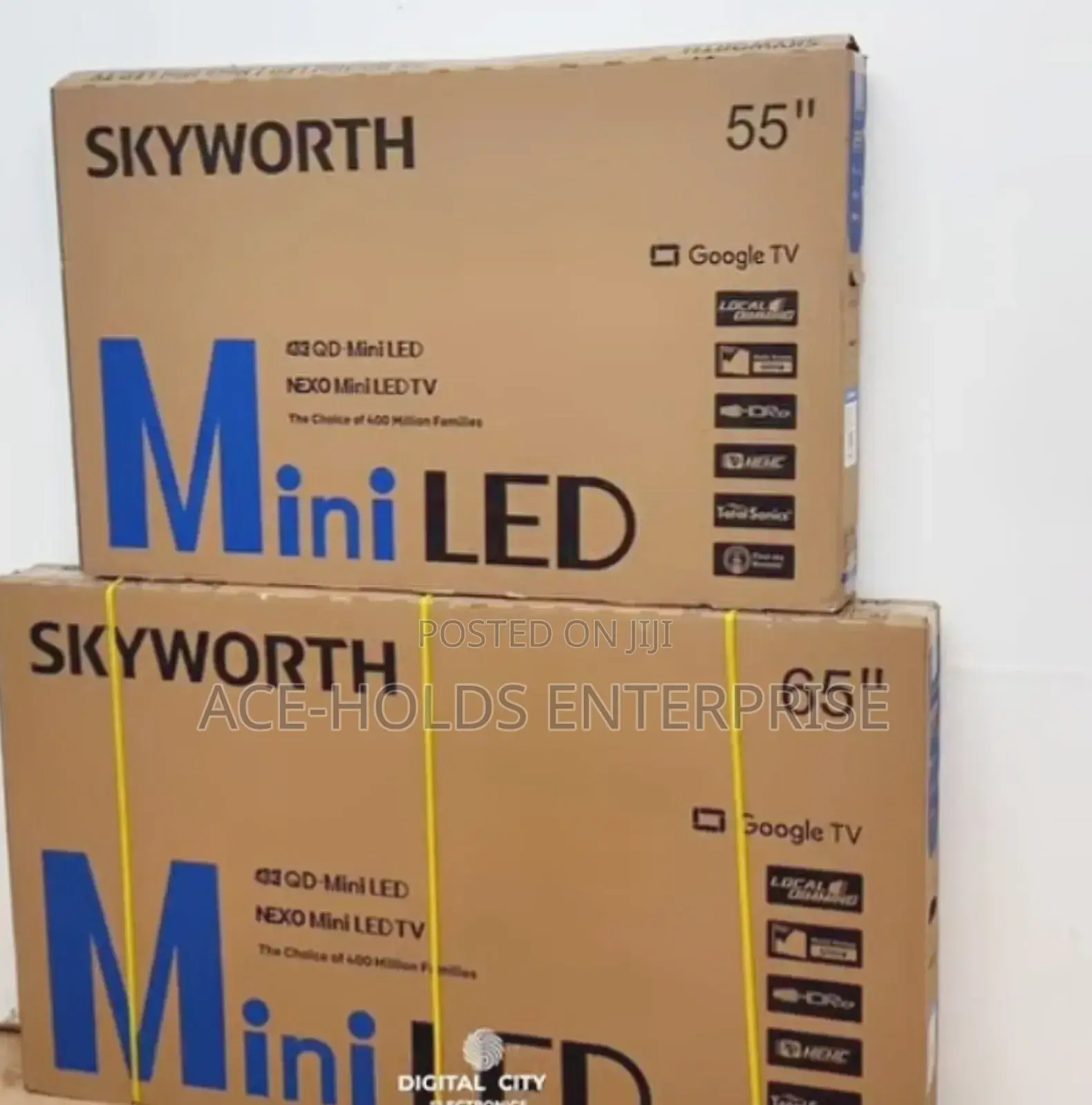  Qd - Skyworth 55" Inches Mini-Led Smart Google Tv