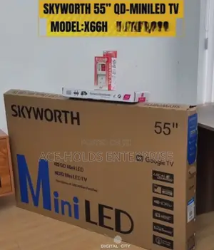 Skyworth 55" Mini-Led Qd Smart Google Tv - Frameless