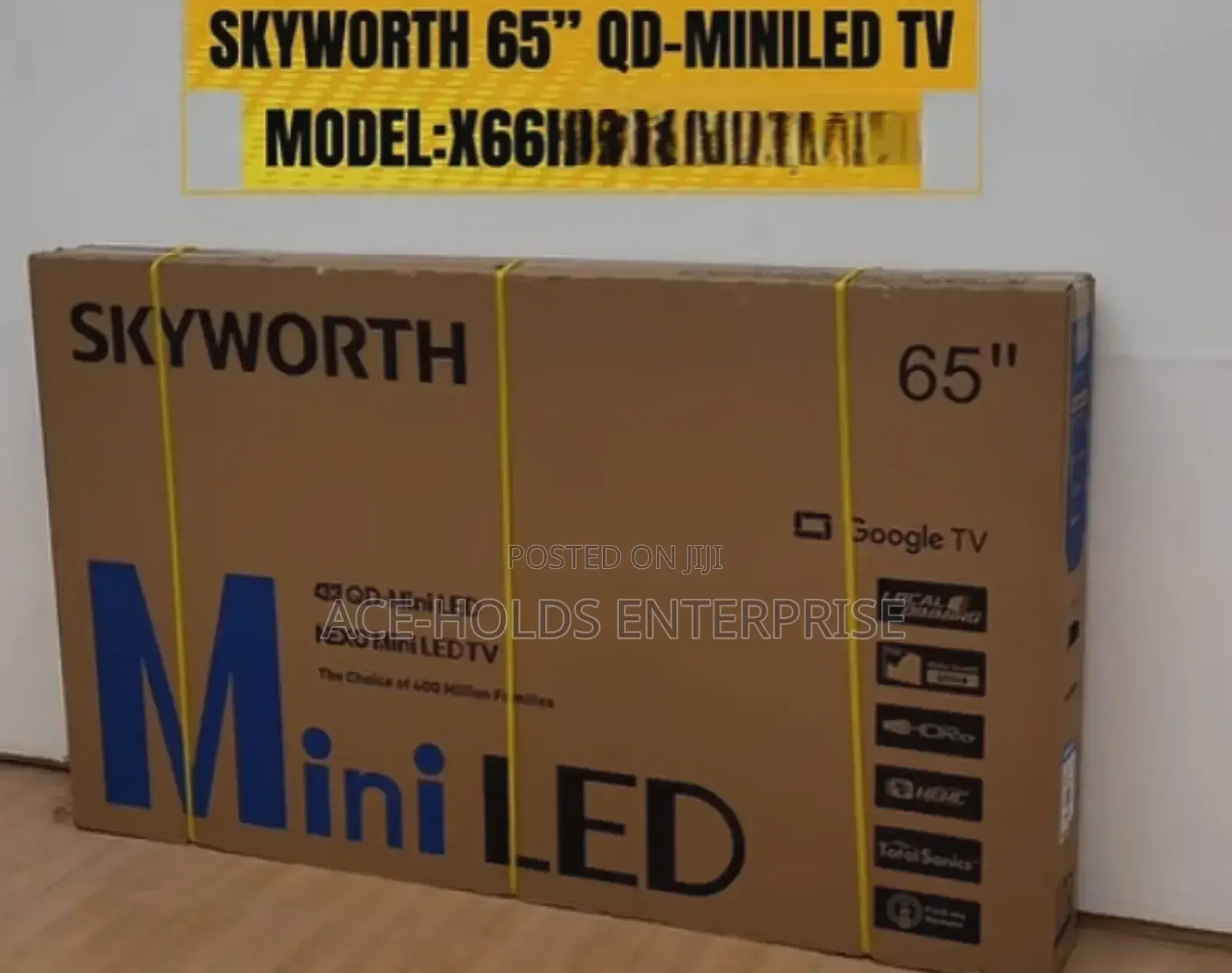 65" Qd Mini-Led Skyworth Google Powered Tv - 