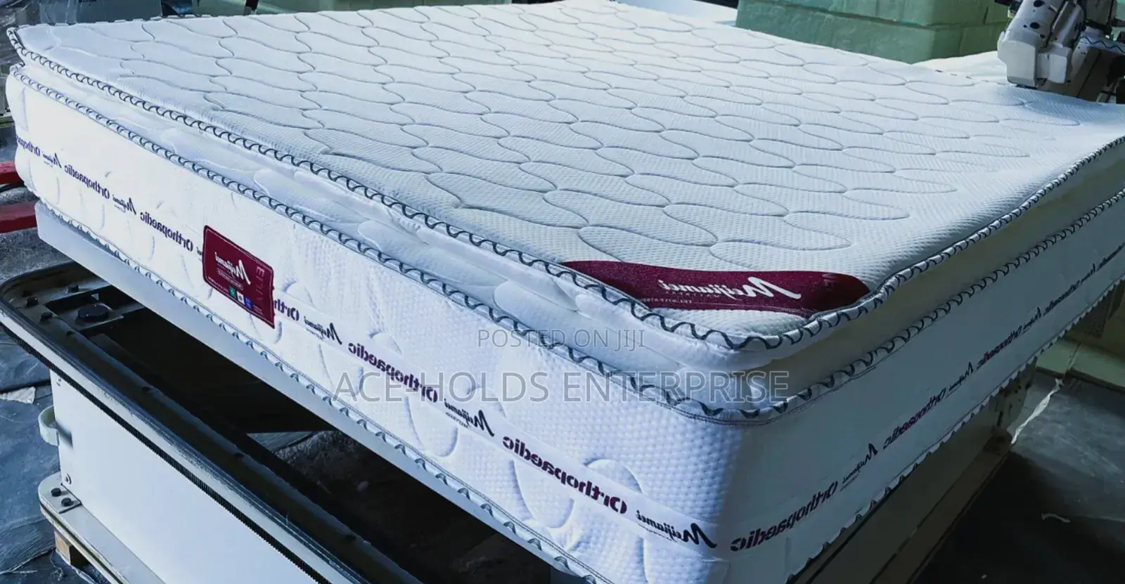 Orthopaedic Spring Mattress - Grey, 35-65kg, Durable Comfort 5*6 10"