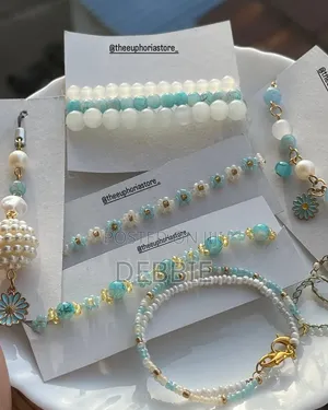 3-5 PCS Stack Bracelets, Glass Beads