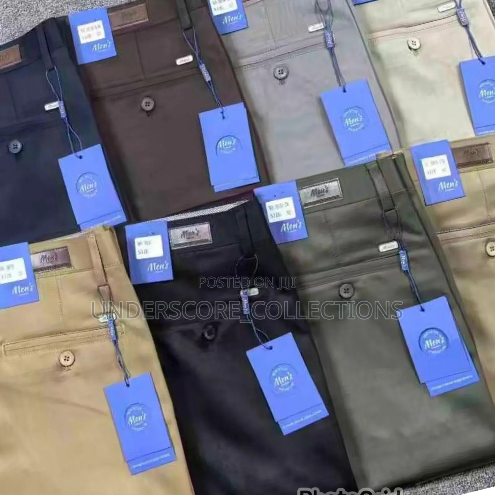 Men High Quality Heavy Soft Khaki Pants