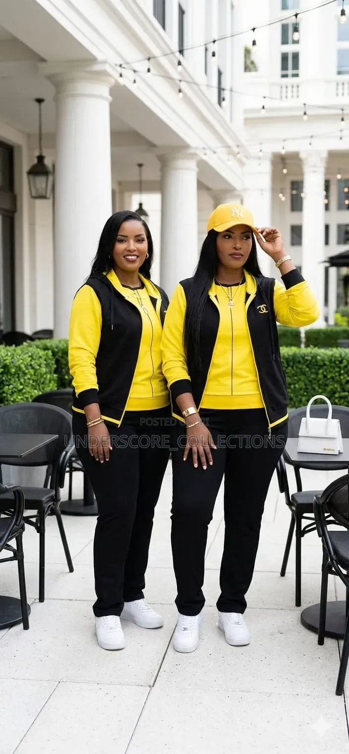 Modern Working Class Ladies Three Pieces Tracksuits