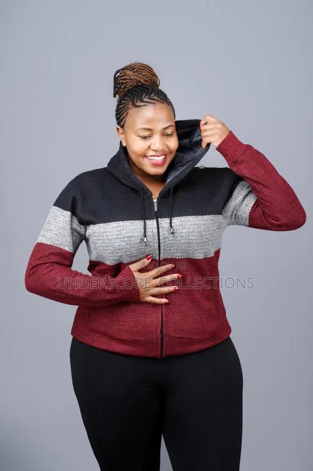 Unisex Premium Quality Stripped Zipper Sweaters