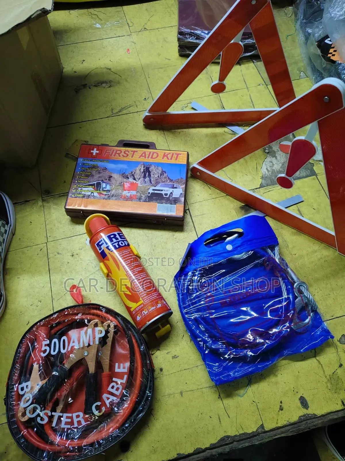 5in1 Roadside Safety Kit With Essential Security Breakdow Solution Kit