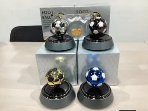 Solar Powered Rotating Football Dashboard Decorative Air Freshener