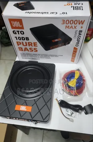 10db Pure Bass JBL Underseat Sub Woofer