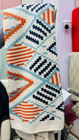 Nordic Bohemian Knitted Throw Blankets With Tassels
