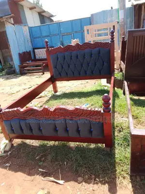 Brown Moket Bed