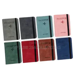 Passport Holder Passport Cover With Rfid Blocker Plus Suitcase Tag*