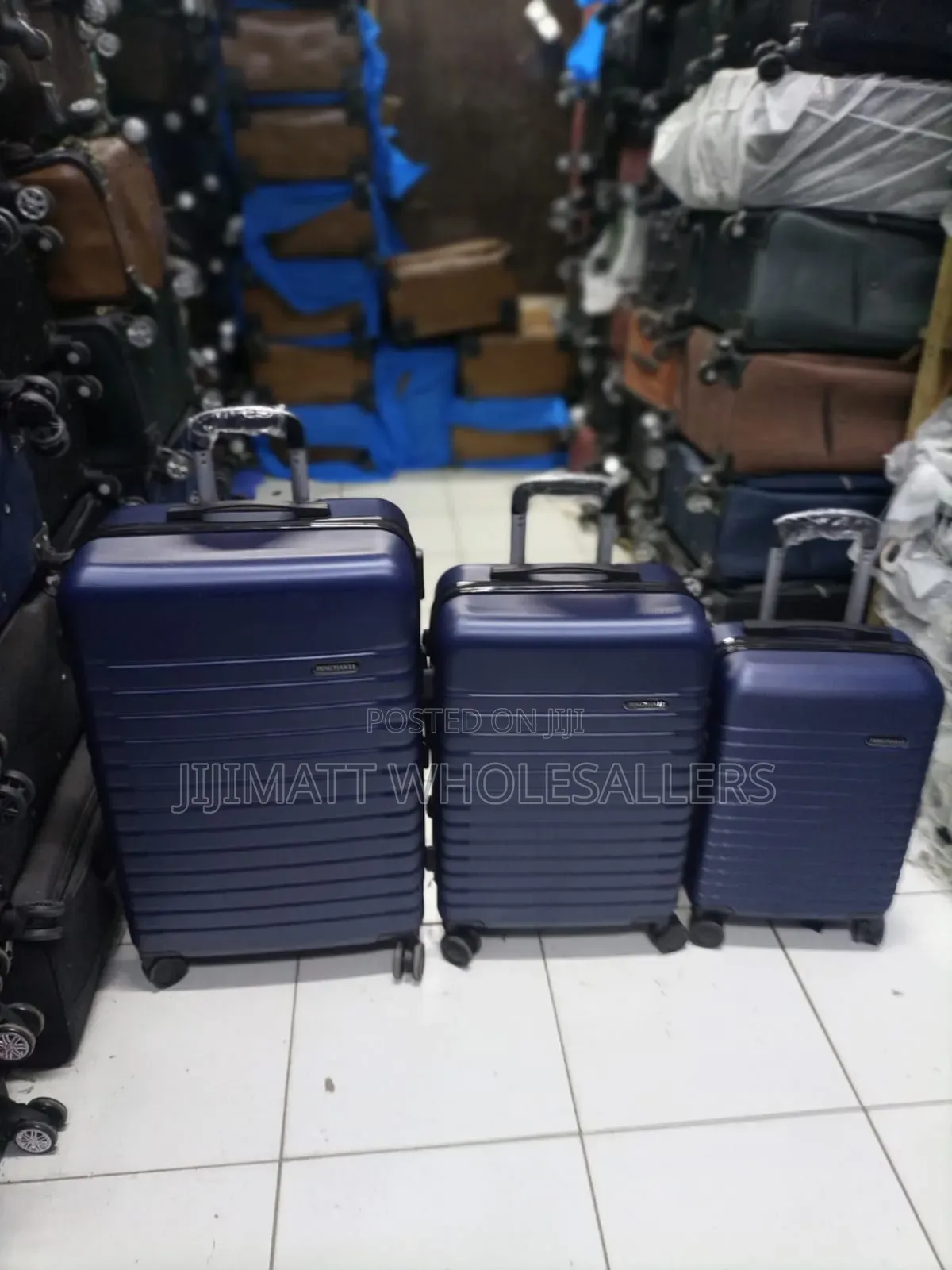 Fashion 3 in 1 Unbreakble Laxurious Rubber Suitcase Briefcase