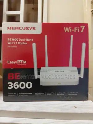 Mercusys Mr25wbe Wi-Fi 7 Router With Be3600 Dual-Band Speeds.