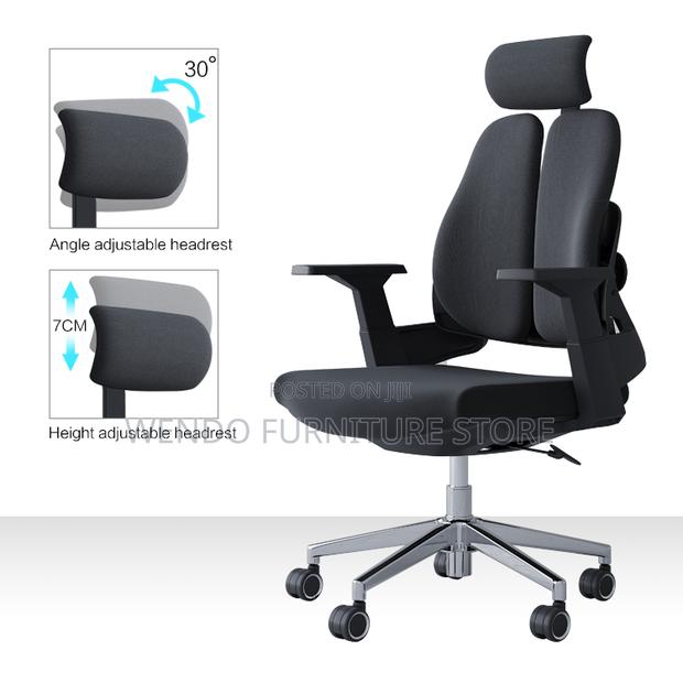 Office Chairs; Orthopedic Executive Chair With Dual Backrest - thumbnail 3