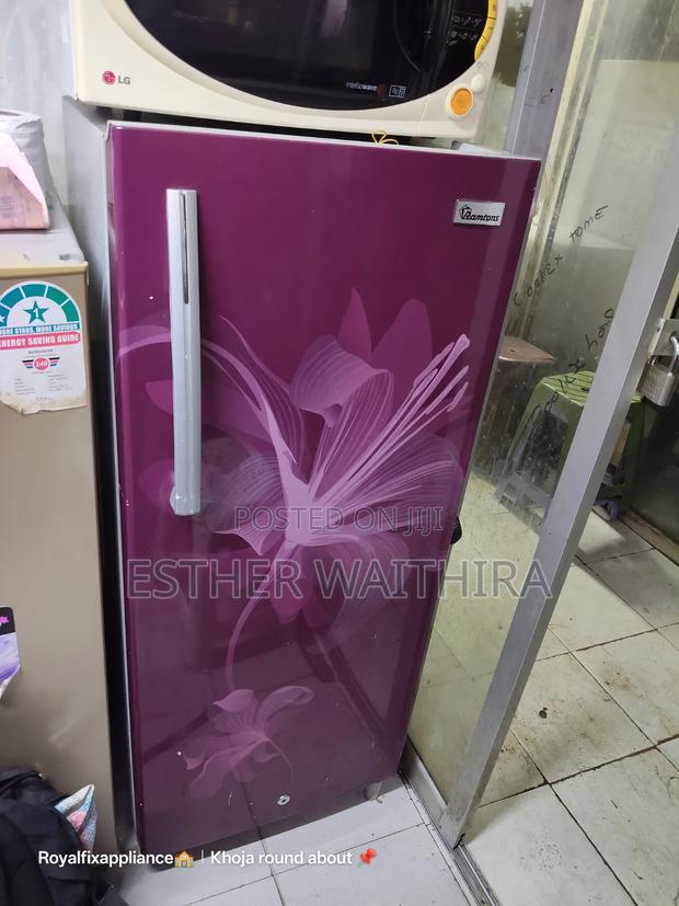 Super Clean Purple Ramtoms Fridge