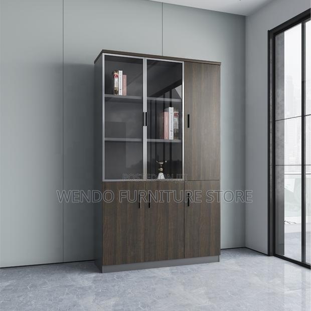 Office Cabinets; Executive Filing Cabinet With Three Lockable Doors - thumbnail 3