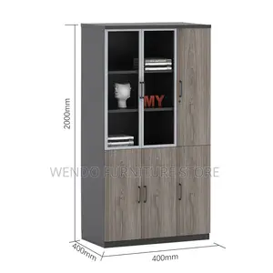 Office Cabinets; Executive Filing Cabinet With Three Lockable Doors
