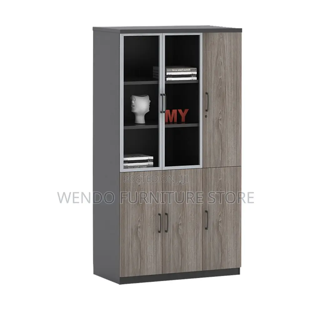 Office Cabinets; Executive Filing Cabinet With Three Lockable Doors