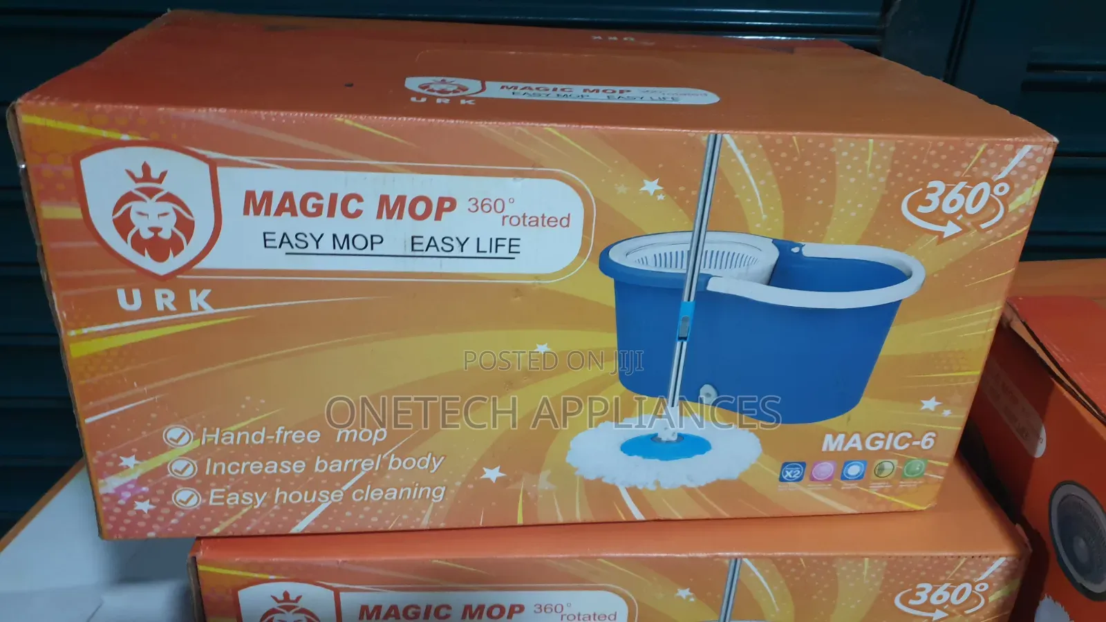 Urk Magic Spin Mop With 3600 Rotating Head