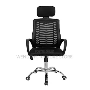 Office Chairs; Ergonomic Executive Headrest Mesh Office Chairs