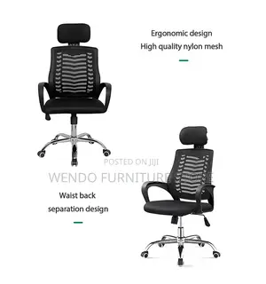 Office Chairs; Ergonomic Executive Headrest Mesh Office Chairs