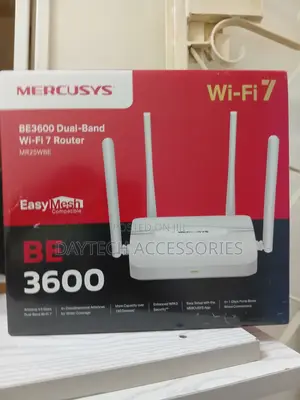 This Is a Mercusys Mr25wbe Be3600 Dual-Band Wi-Fi 7 Router.