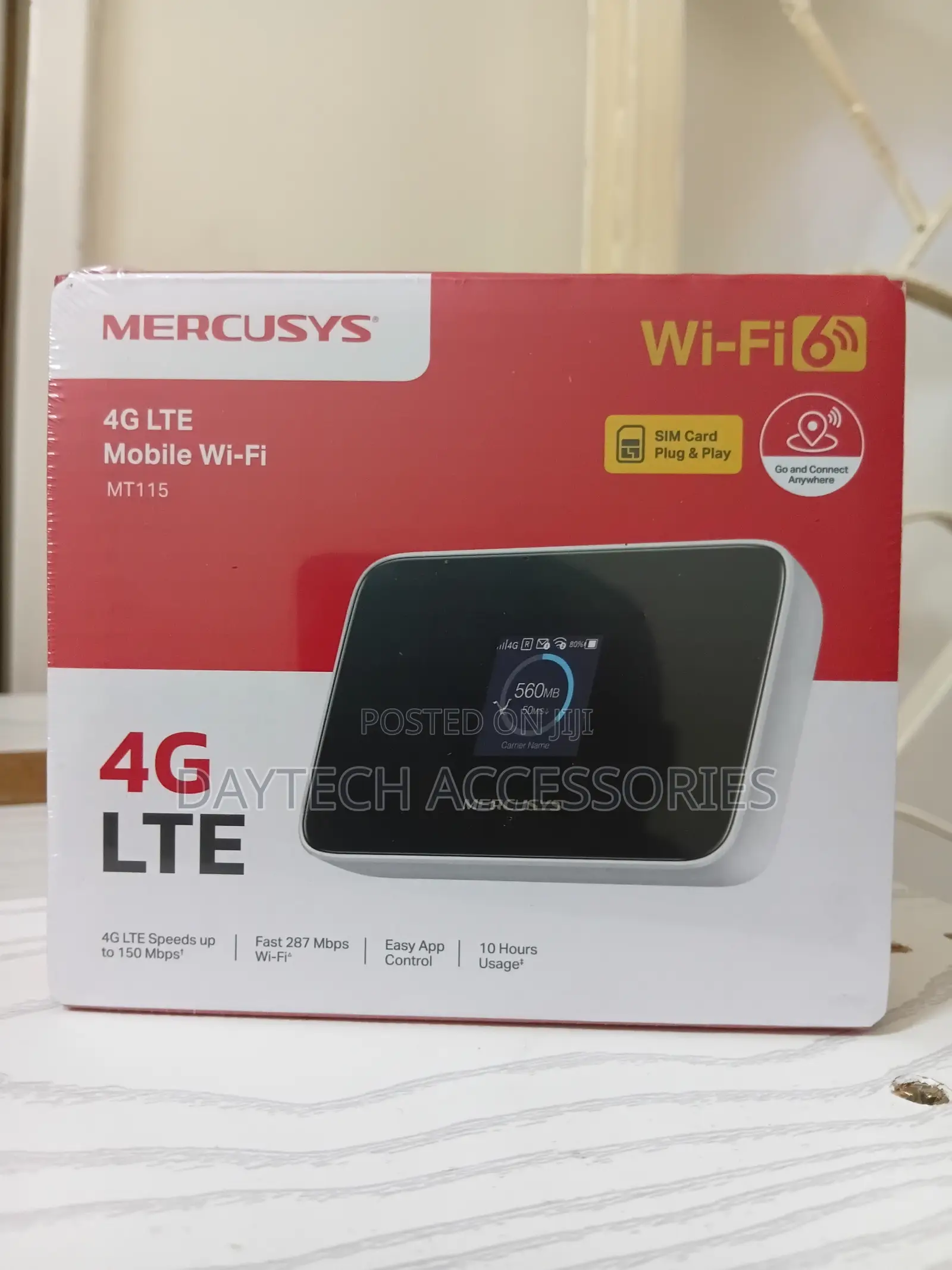 This Is a Mercusys Mt115 4g Lte Mobile Wi-Fi Router.