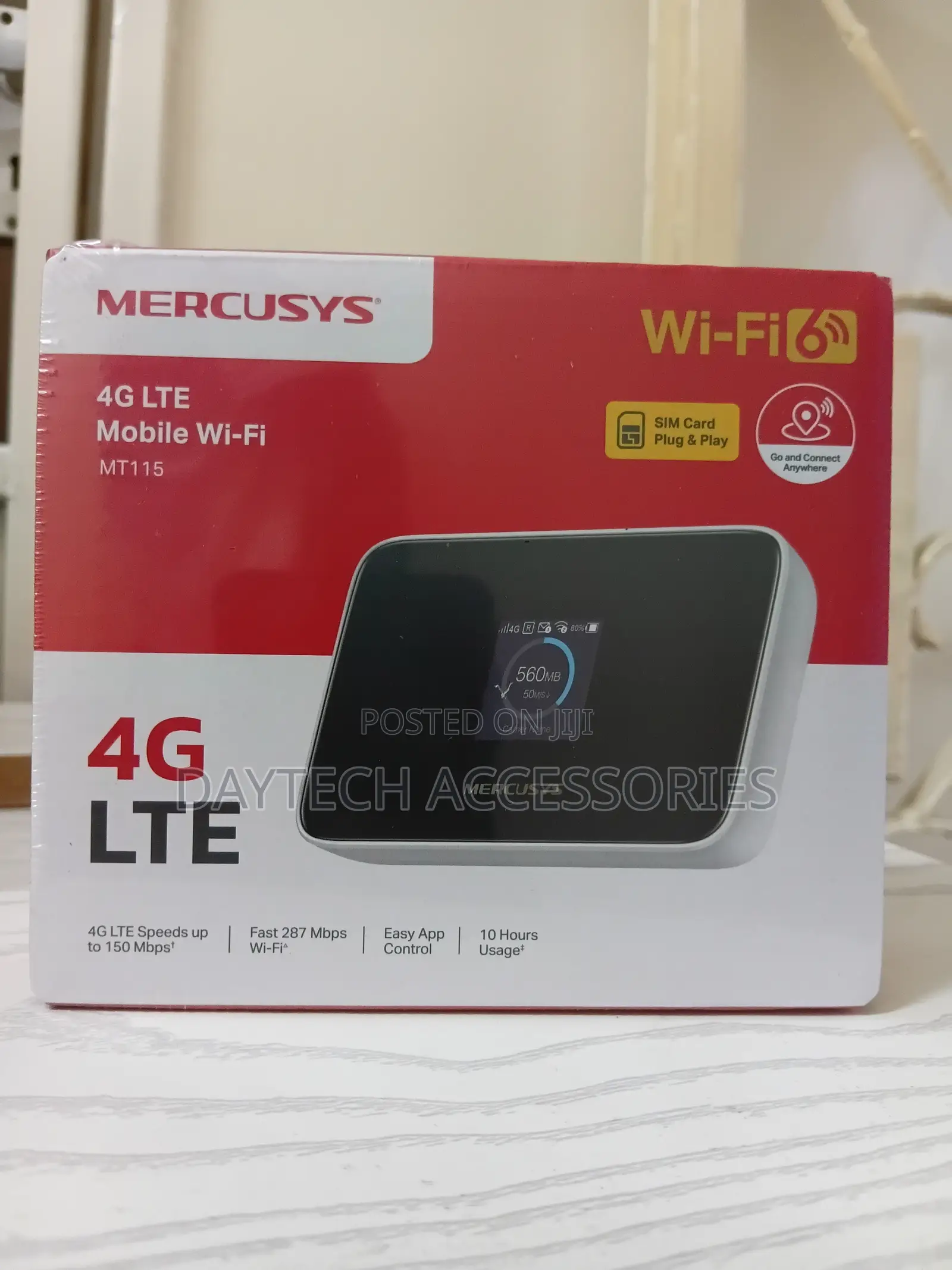 This Is a Mercusys Mt115 4g Lte Mobile Wi-Fi Router.