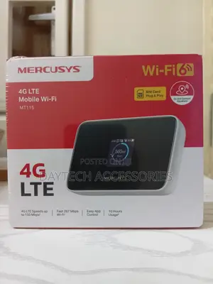 Mercusys Mt115 150mbps 4g Lte Mobile Wifi Router - Black