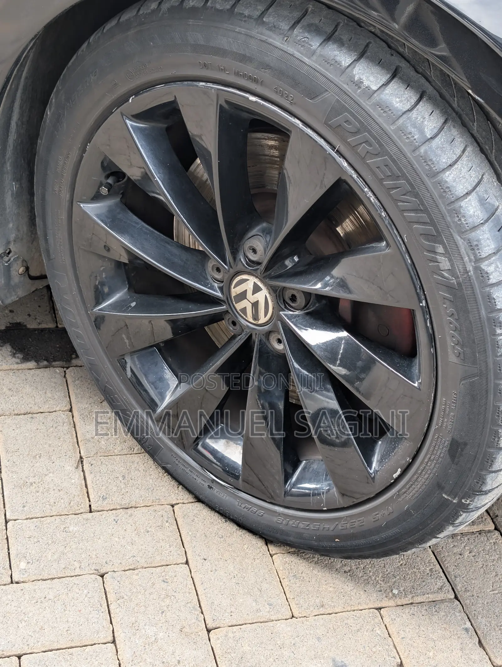 Vw R Line Original Rim+ Tire