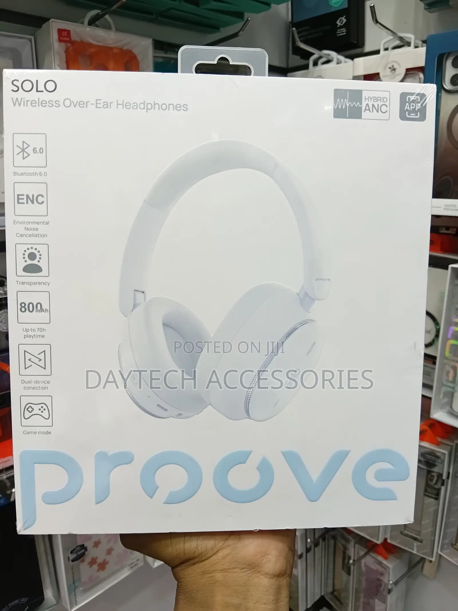 Proove Solo Anc Wireless Headphones Hpsl0001ap02 - White