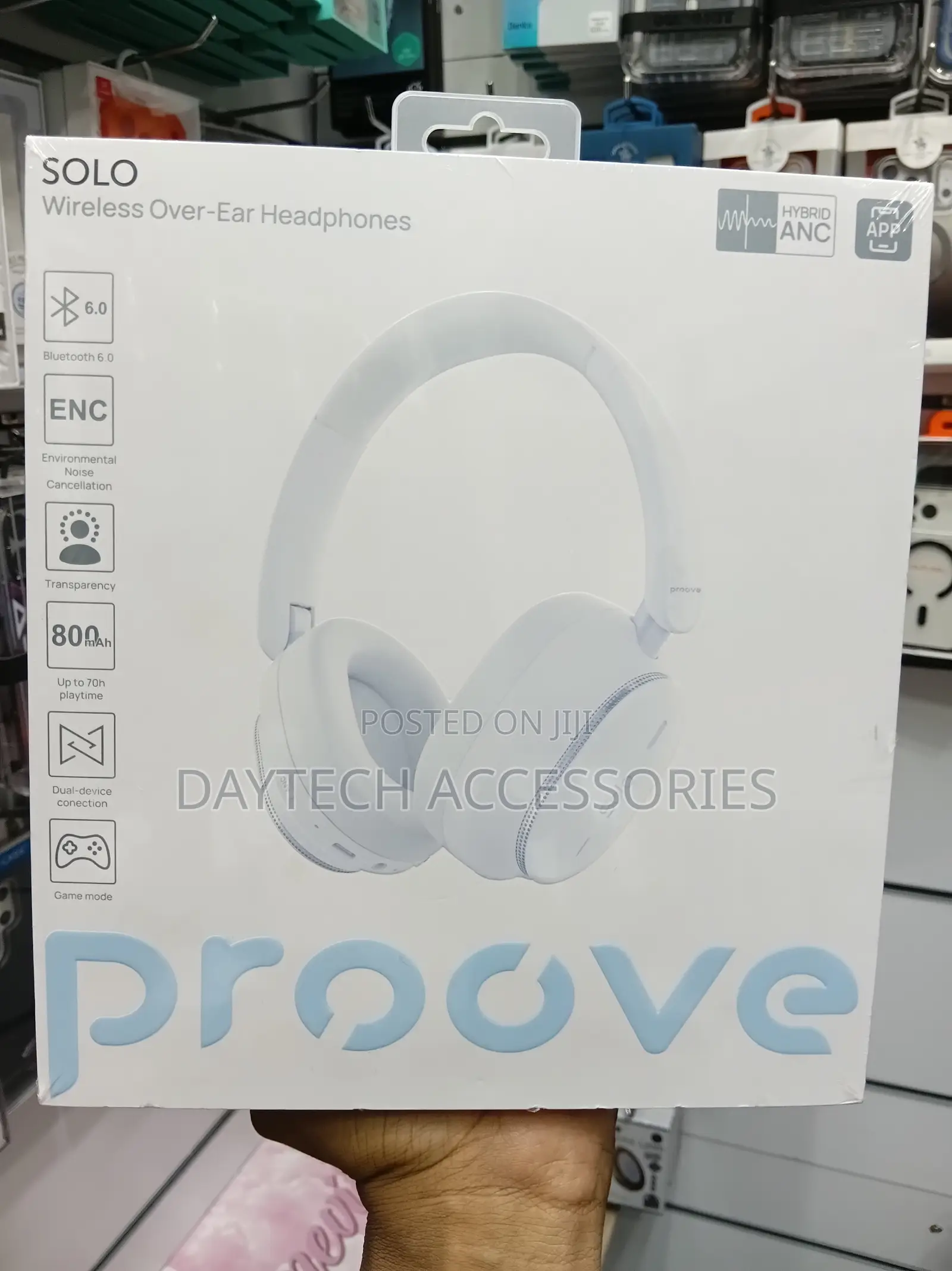 Proove Solo Anc Wireless Headphones Hpsl0001ap02 - White