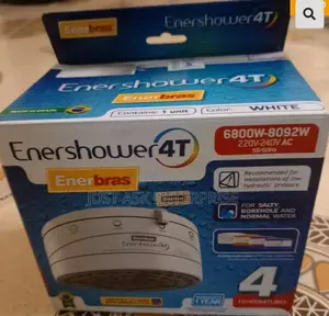 Enershower- 4t (Enerbras) Shower Head - Fresh, Salty or Borehole Water