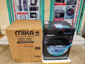 *Mika Washing Machine 10kg Front Load Wash and Spin 
Mwafs13410dsv