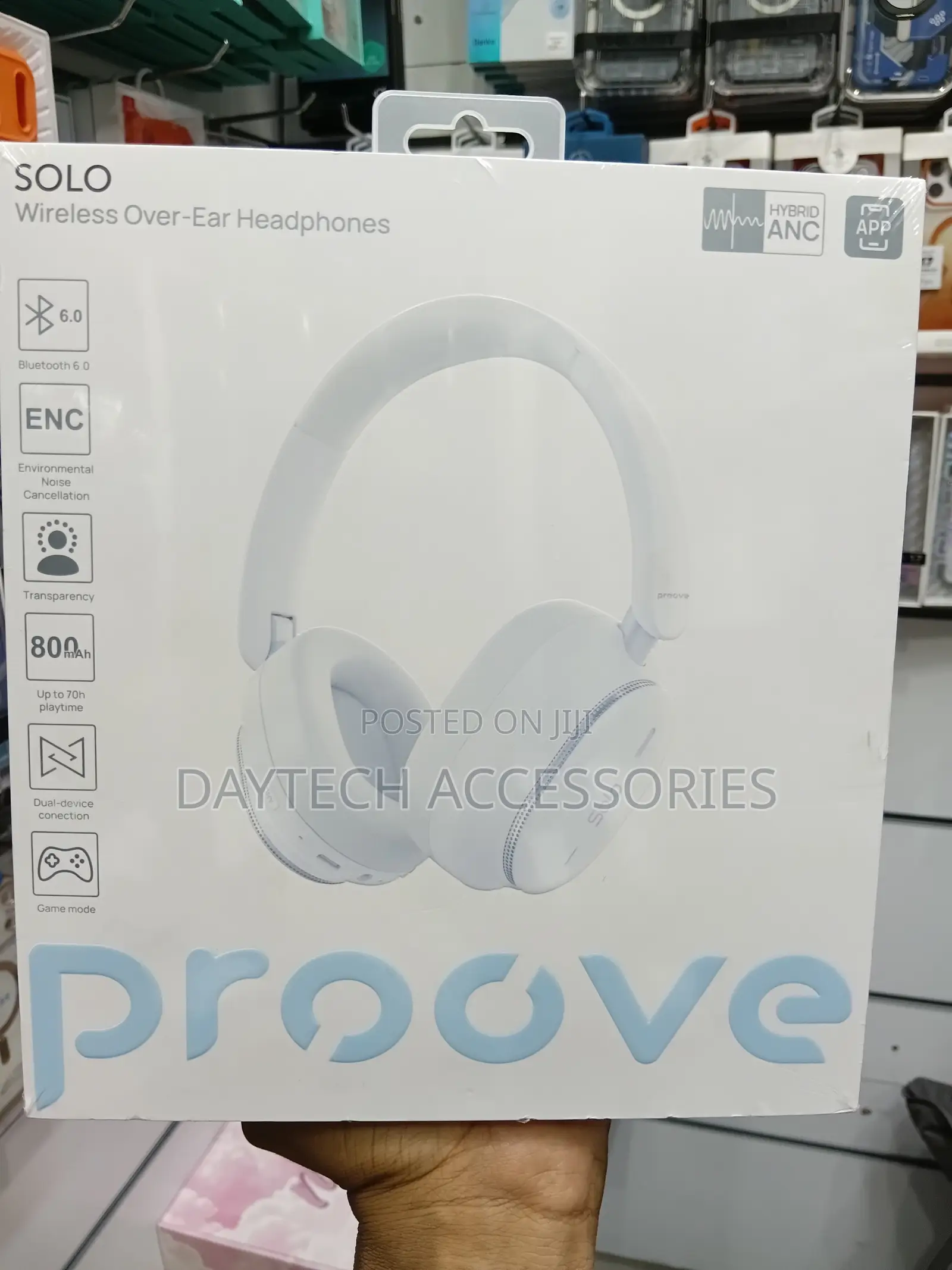 Proove Solo Anc Wireless Headphones Hpsl0001ap02 - White
