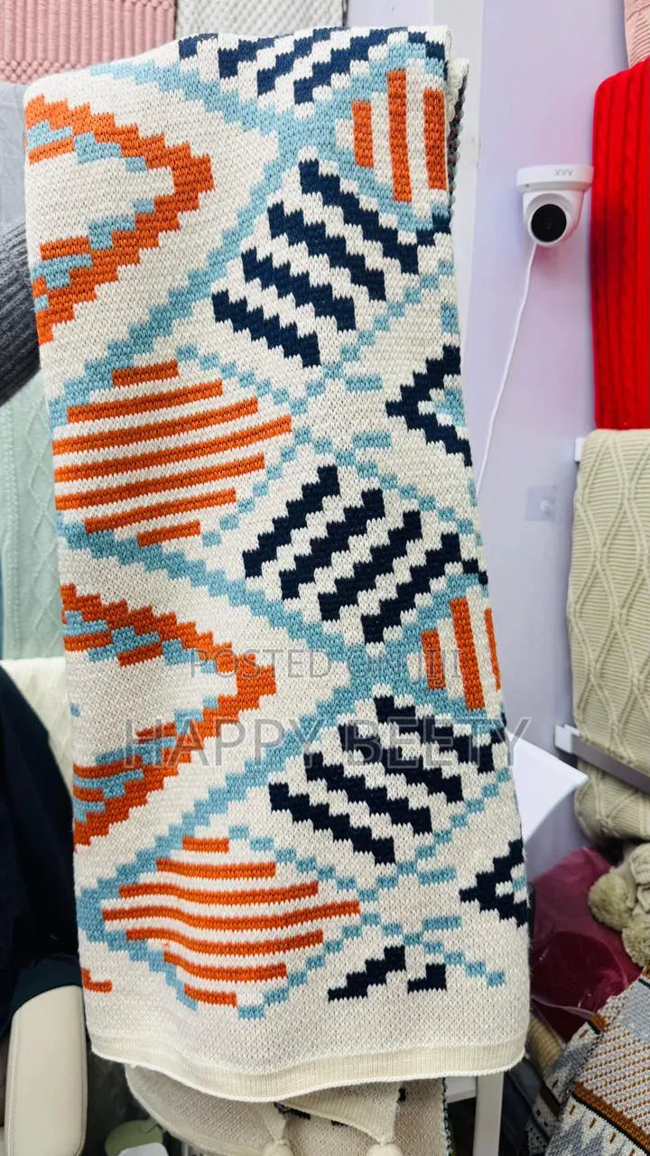 *Nordic Bohemian Knitted Throw Blankets With Tassels* Great Quality