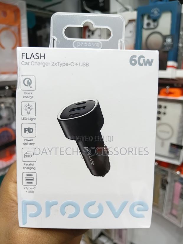 Car Charger Proove Flash 60w (2*Type-C + Usb) - thumbnail 3