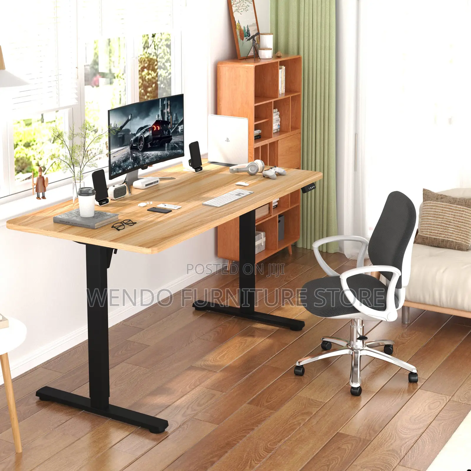 Office Desk; 1.8 Meters Adjustable Electric Home Desktop Desk