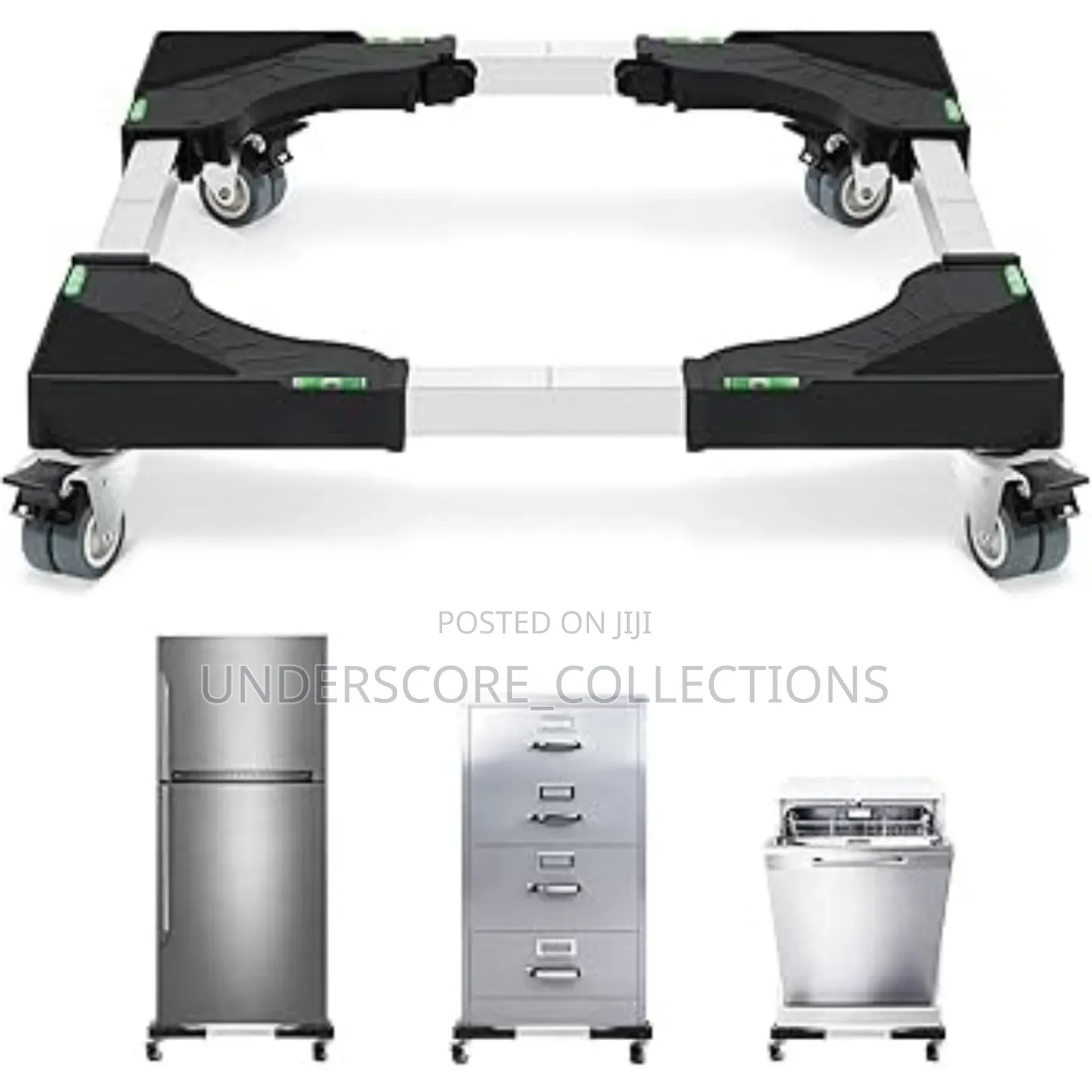Adjustable Mobile Base Trolley Designed to Support and Moving Machines