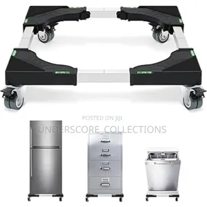 Adjustable Mobile Base Trolley Designed to Support and Moving Machines