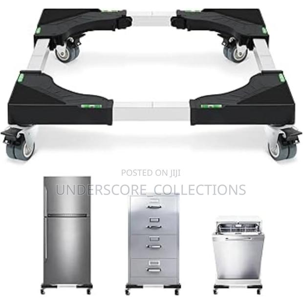 Adjustable Mobile Base Trolley Designed to Support and Moving Machines