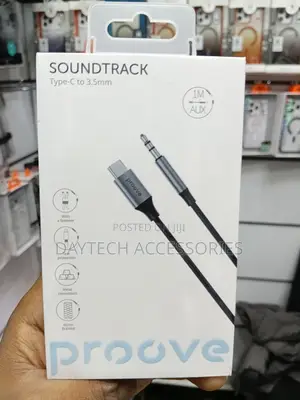 Proove Soundtrack Type-C to 3.5mm Nylon Braided Aux Cable.