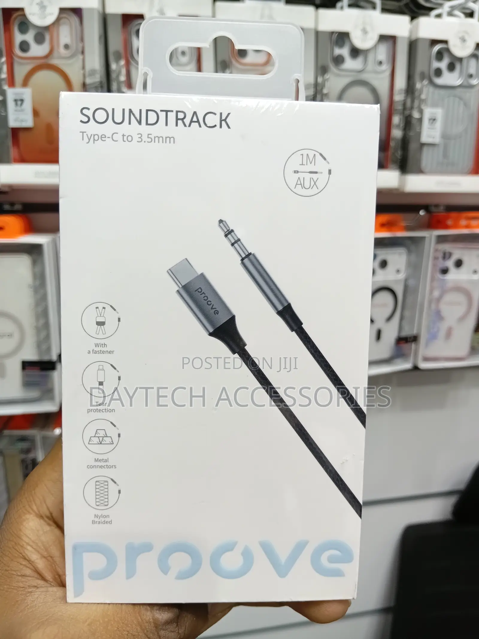 Cable Aux Proove Soundtrack Type-C to 3.5mm (1m)